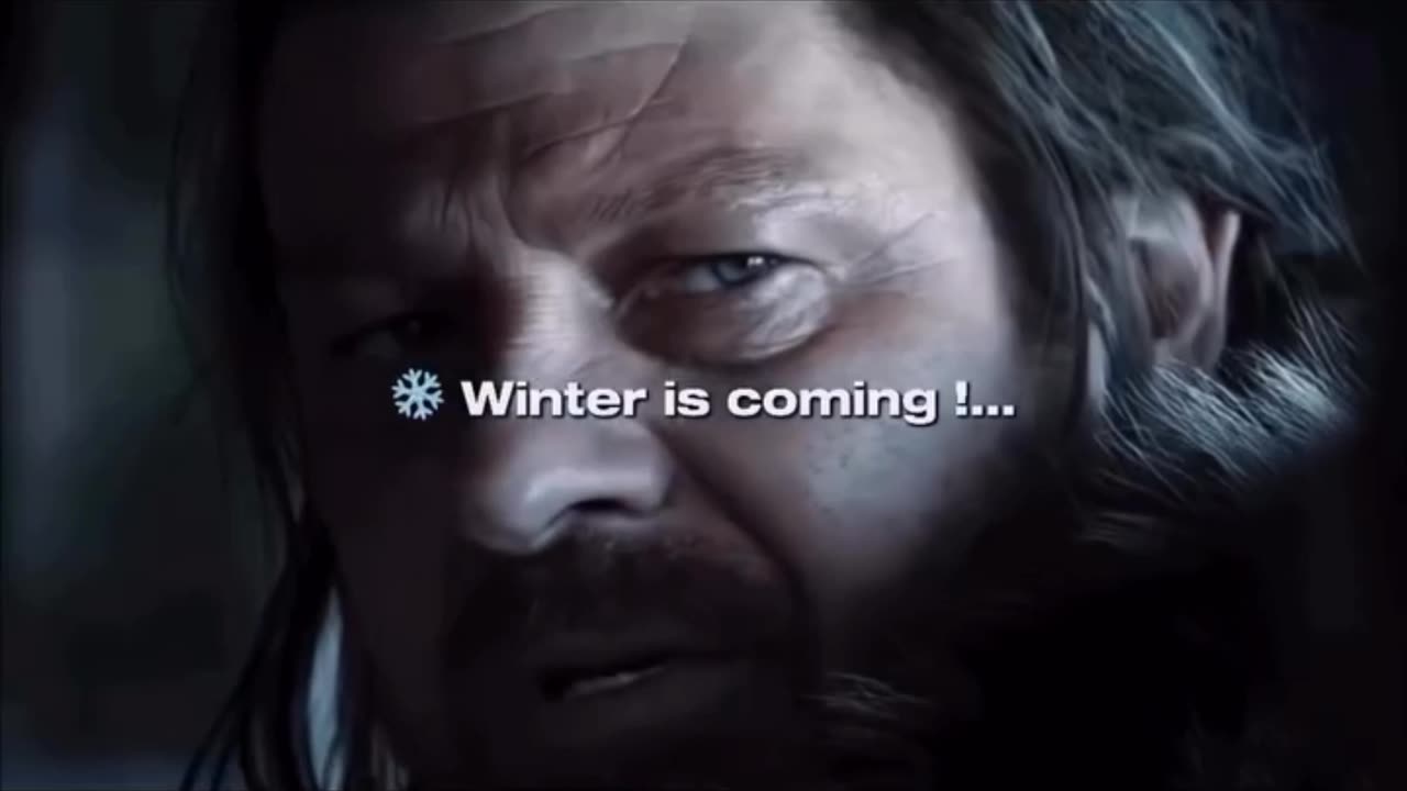 Winter has come 🥶 🧊