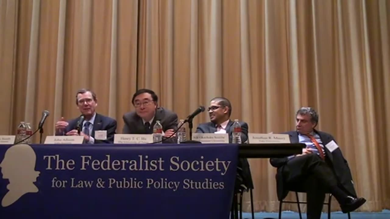 Panel 1 Crony Capitalism, 2013 03 01