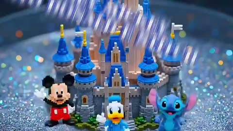 ASMR Disney Dream: Relaxing Mickey, Donald & Stitch Castle Scene