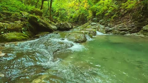 Relaxing River Sounds | 4K Nature Video for Stress Relief, Meditation & Sleep