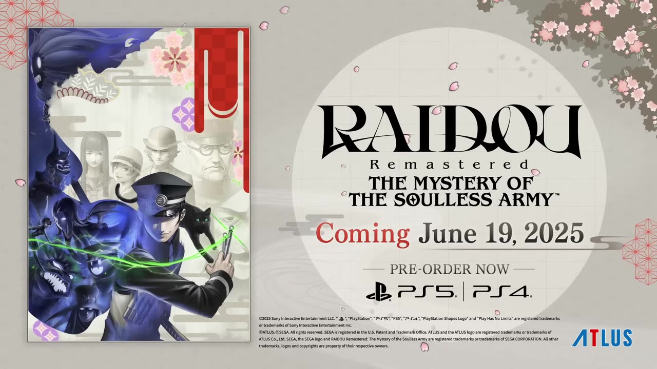 Raidou Remastered: The Mystery of the Soulless Army - Launch Trailer | PS5 & PS4 Games