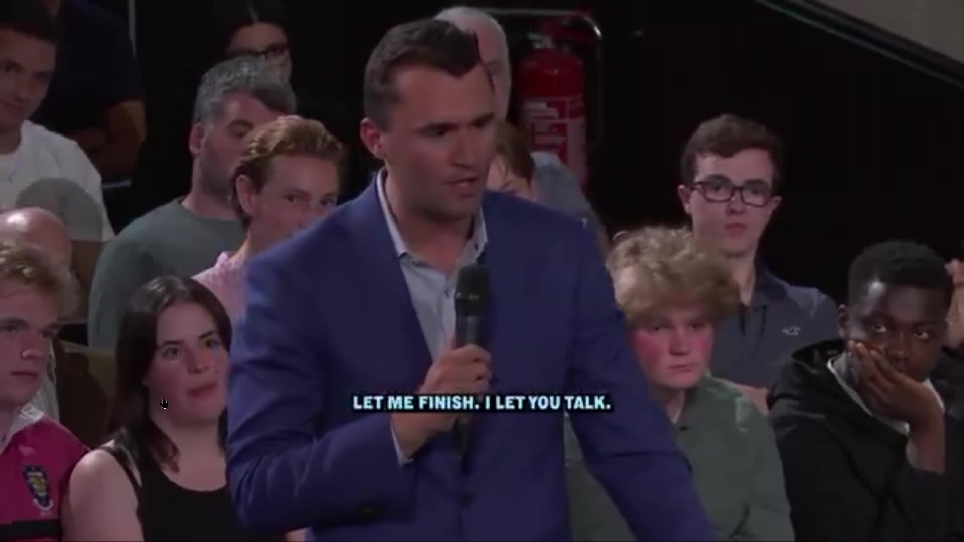 Charlie Kirk takes on Cambridge University student on Hamas-Israel war