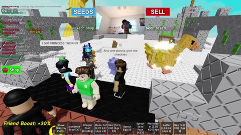 World Record Princess Thorn in Grow a Garden! | wasiangamer03