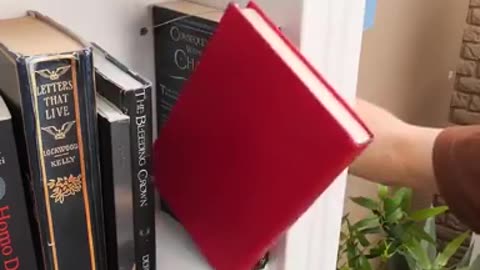 A really cool way to make a door to a secret room.