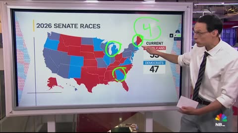 Steve Kornacki: The 2026 midterm elections will present Republicans with significant challenges.