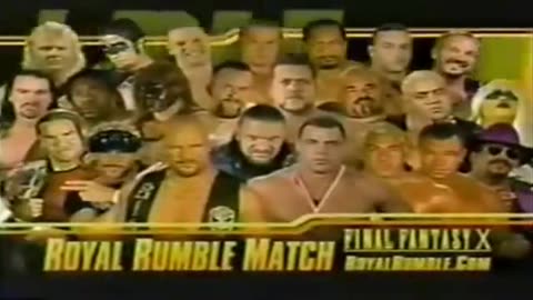 WWF Royal Rumble 2002 Match Card HD