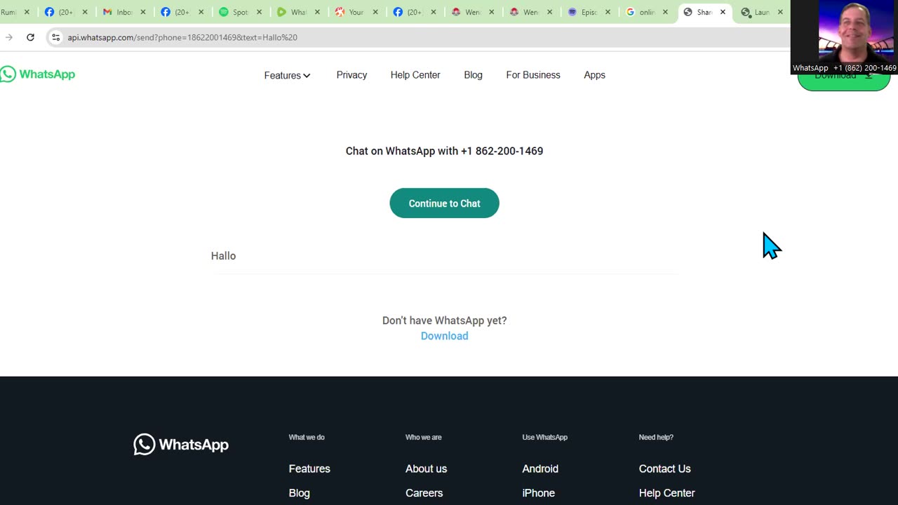 WhatsApp Friend: Jack Bosma