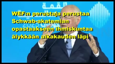 WEFn perustaja perustaa Schwab-akatemian opastaakseen ihmiskuntaa