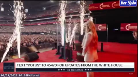 President Trump Participates in the Memorial Service for Charlie Kirk ~ September 21 2025
