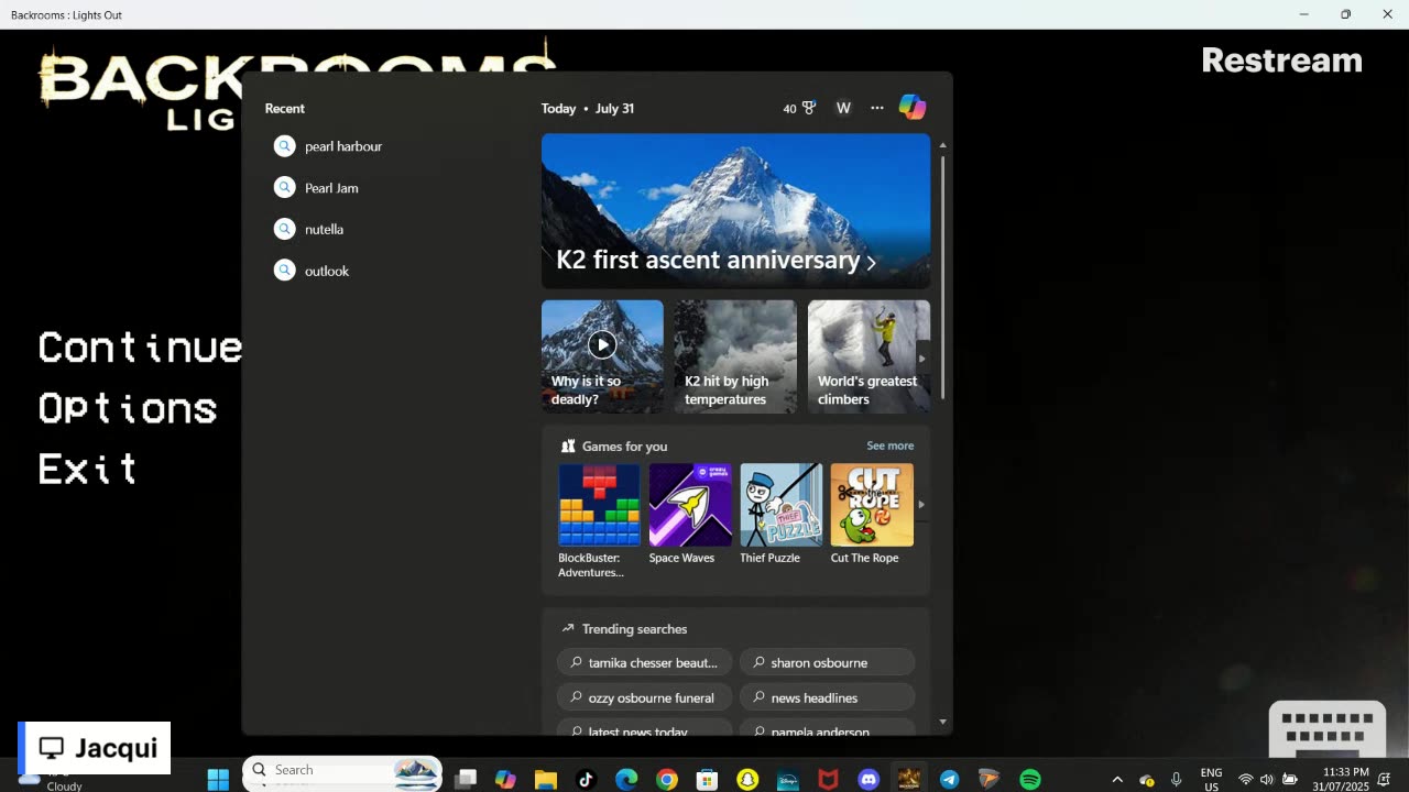 Live with Restream, July 31