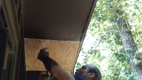 Time lapse soffit repair