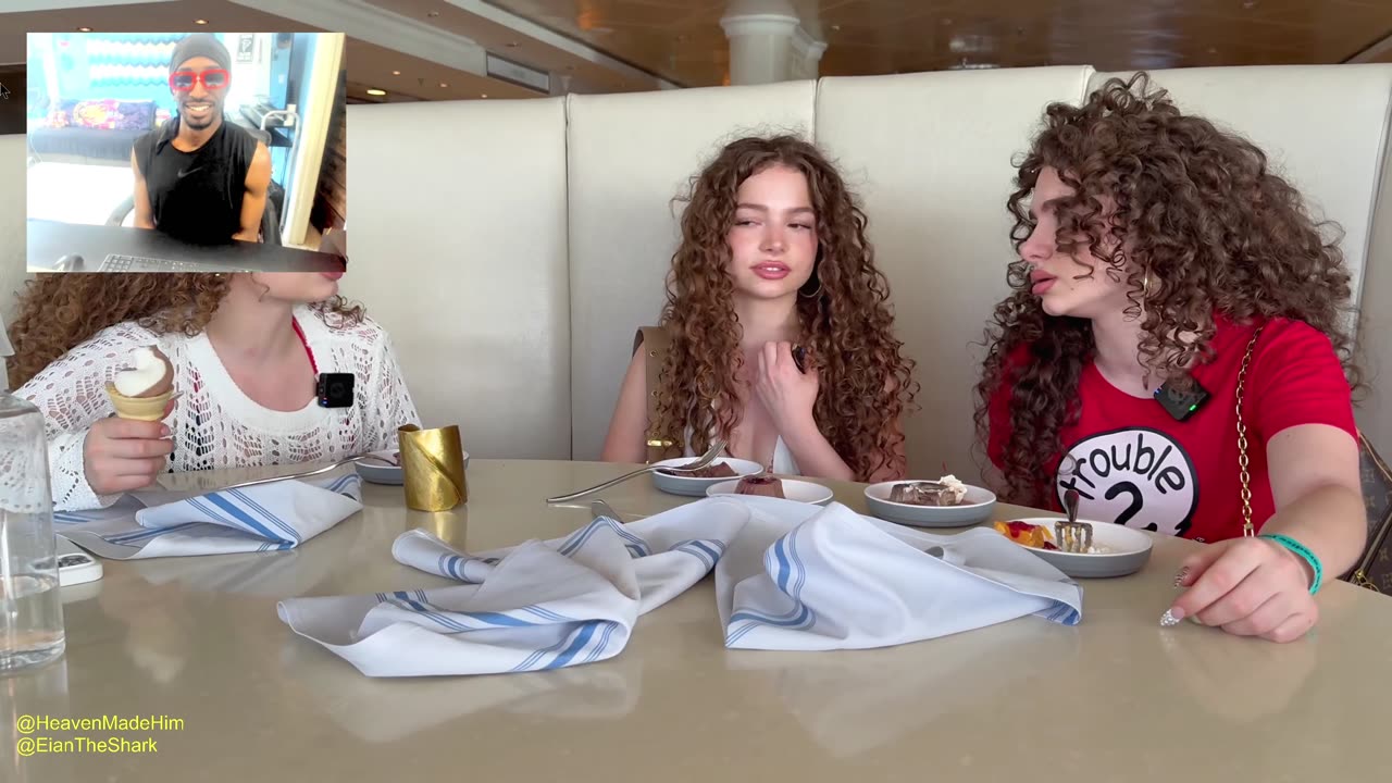 Kalogeras Sisters RATE CRUISE FOOD Reaction