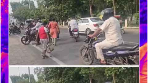 Bareilly Roadside Drama: Wife Thrashes Husband With Slippers Over Second Marriage!