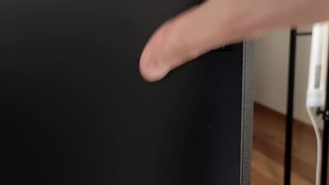 Sliding Out the Headphone Hook - Philips Monitor Feature