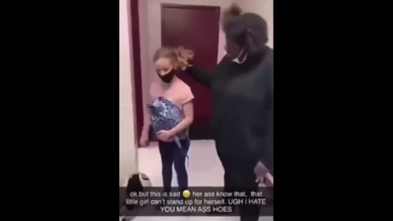 Little white girl Bullied by Black teacher