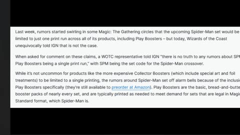 Spider man IS getting a reprint and not its not to much product?