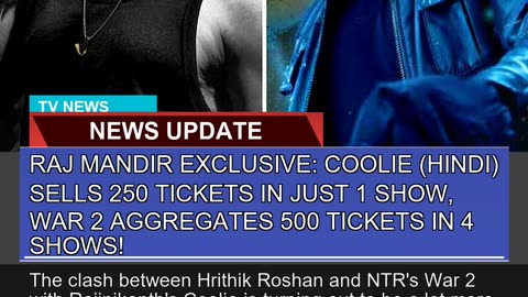 Raj Mandir Exclusive Coolie Hindi Sells Tic