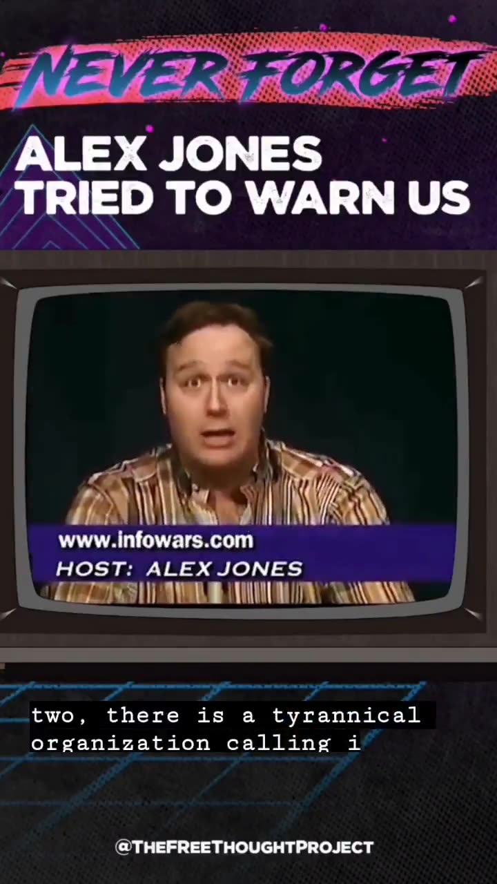 Alex Jones tried to warn us