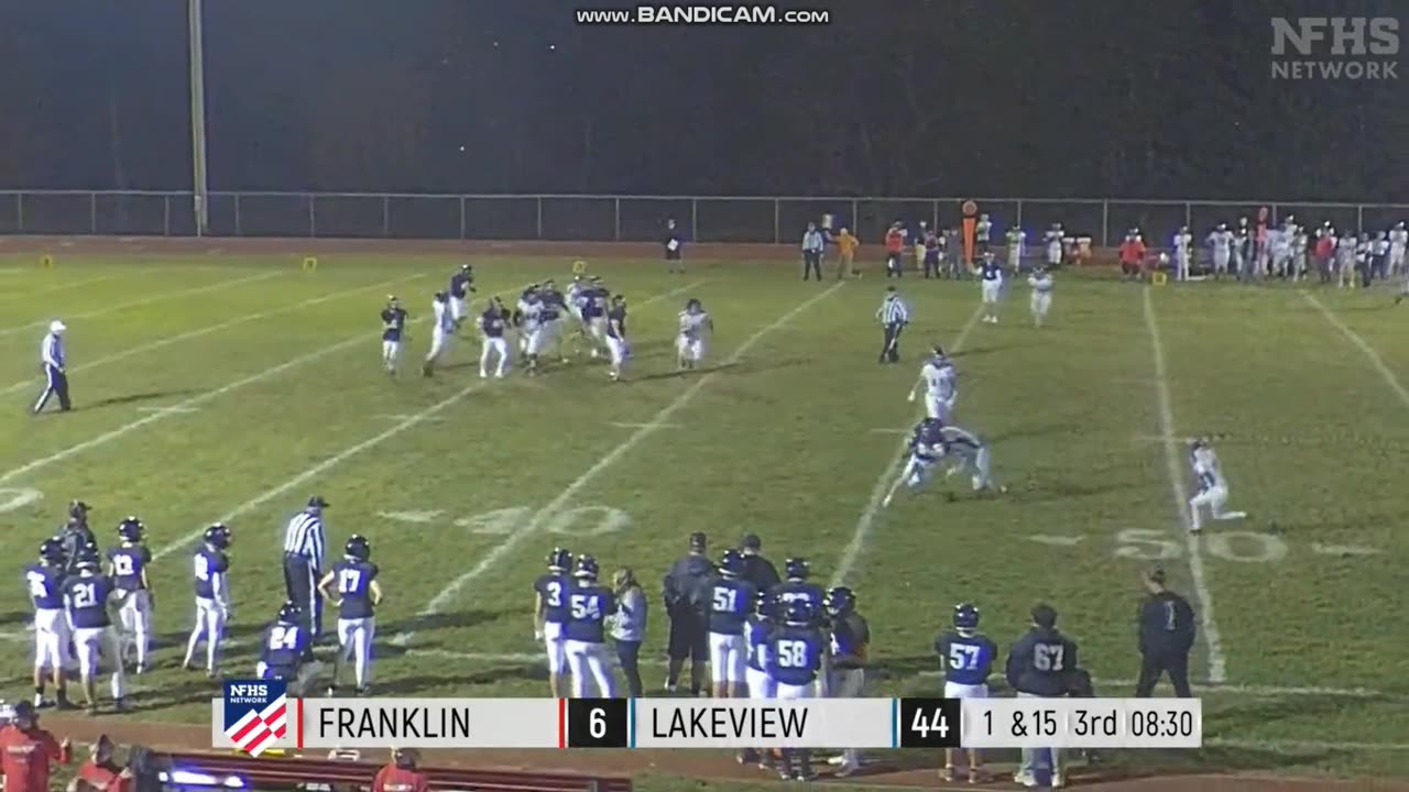 OCTOBER 25 2024 HIGH SCHOOL FOOTBALL: LAKEVIEW VS FRANKLIN PART 14