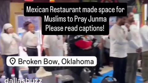 Muslims are holding group prayers in local businesses in Oklahoma