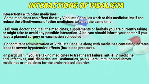✅ Vidalista (Tadalafil) – How to Use, Dosage, Side Effects & Precautions