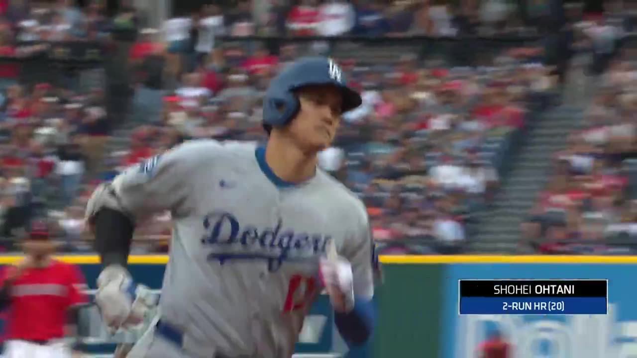 MLB - Shohei Ohtani CLOBBERS one the other way for his 20th homer