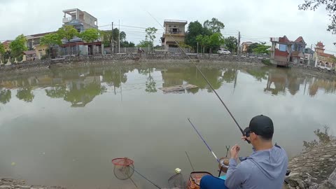Shrimp Fly Casting in Lake Vegetation