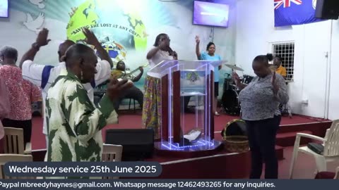 Wednesday service 25th June 2025