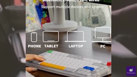 nuphy Kick75 Wireless Low Profile Mechanical Keyboard with Volume Knob,75% Hot S