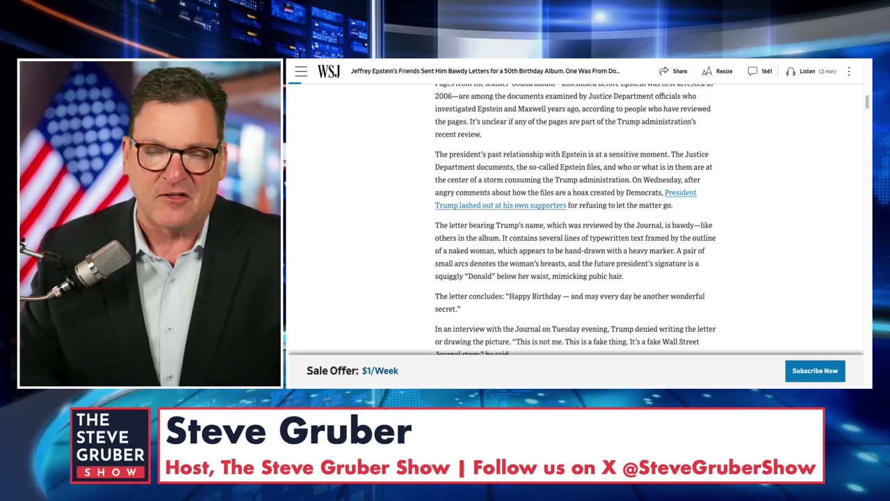 Steve Gruber | Free Speech Free For All Friday