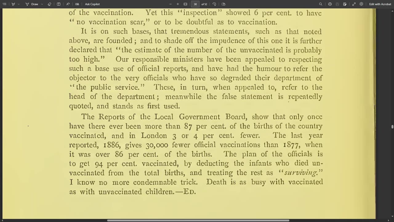 Vaccination; Proved Useless & Dangerous by Alfred R. Wallace LL.D. in 1889!!! - 3/4
