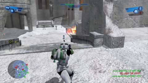 Star Wars Battlefront 2004: Instant Action Rhen Var: Citadel Republic Gameplay