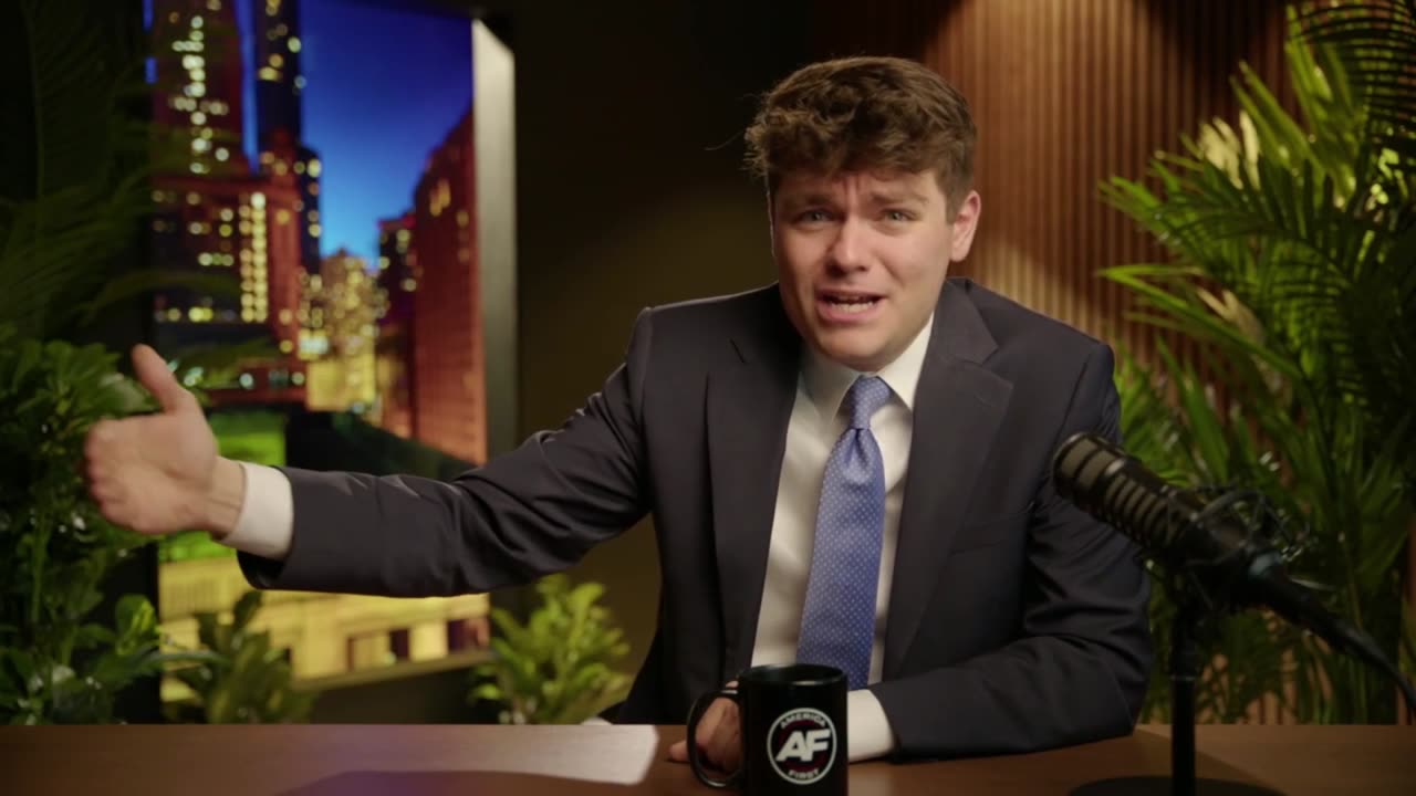 Nick Fuentes on the Right Wing not dressing up nicely