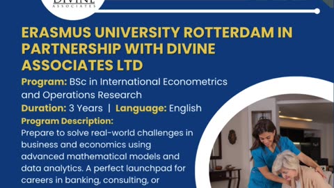 Your Econometrics Journey Starts at Erasmus – Powered by Divine Associates Ltd