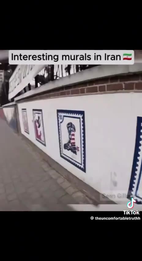 BIZARRE MURALS IN IRAN