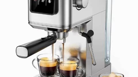Barista-Quality Coffee at Home! RELEXNOW 20-Bar Espresso Machine Review (Hot & Iced)