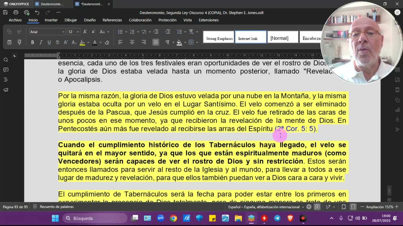 Deut. 2ª Ley-DISCURSO 4-Cap. 12: ¿CÓMO CELEBRAN LOS HIJOS TABERNÁCULOS?, Dr. Stephen Jones