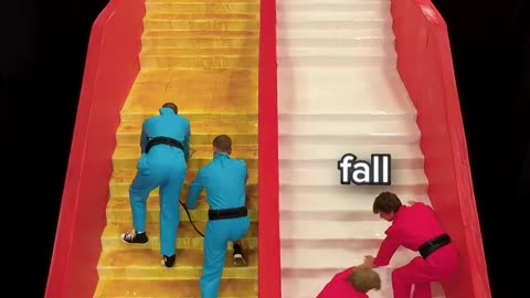 Slippery vs Sticky Stairs