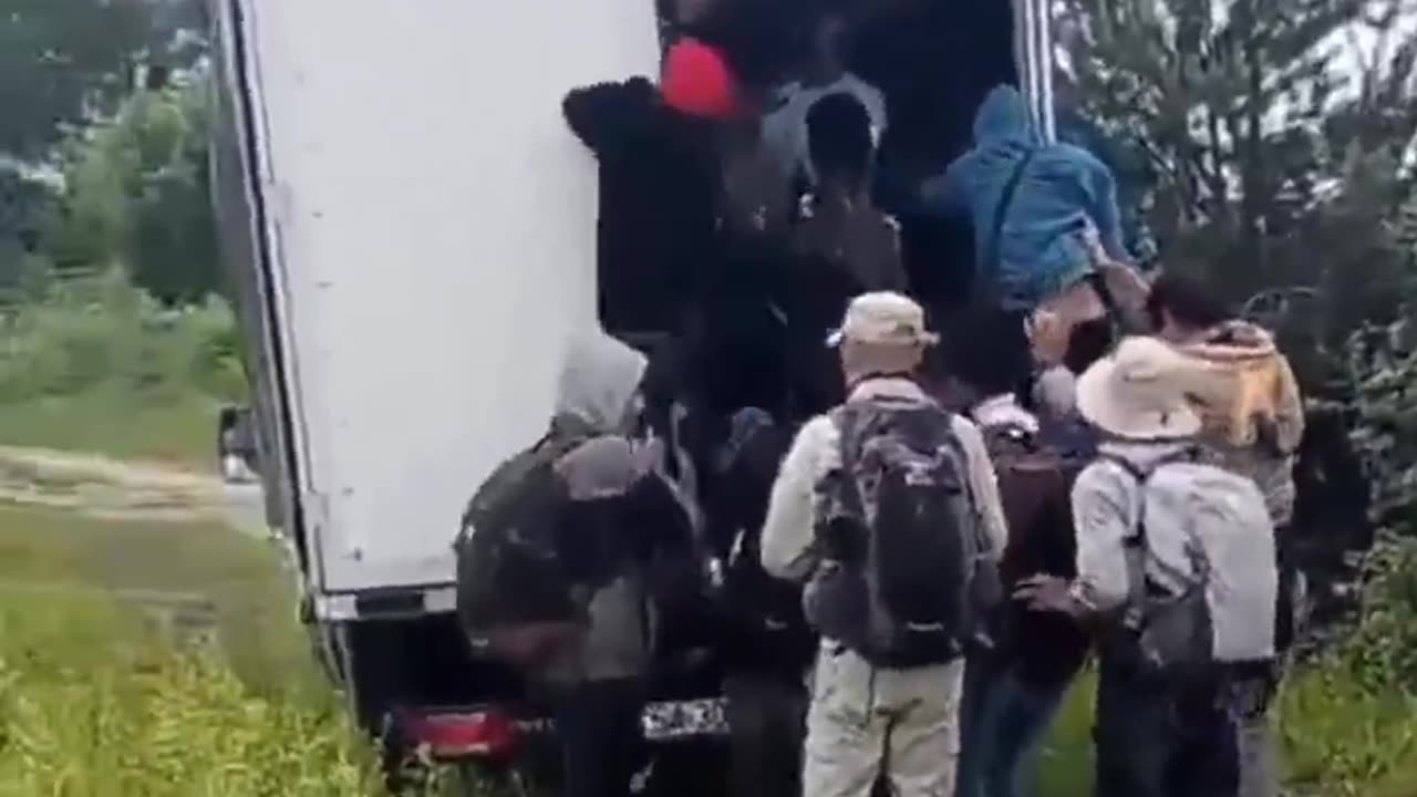 This is how undocumented Islamic criminals invade Europe.