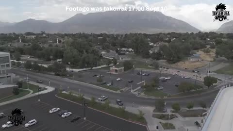 Kirk assassination: Shooter's entry & egress path by drone 