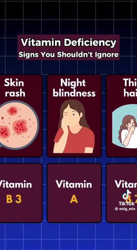 Vitamin Deficiency Signs You Shouldnt Ignore