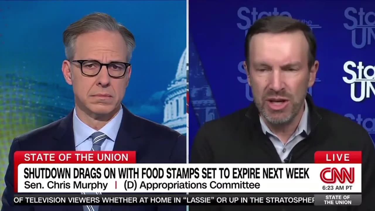 Sen Chris Murphy Blames Govt Shutdown On Republicans