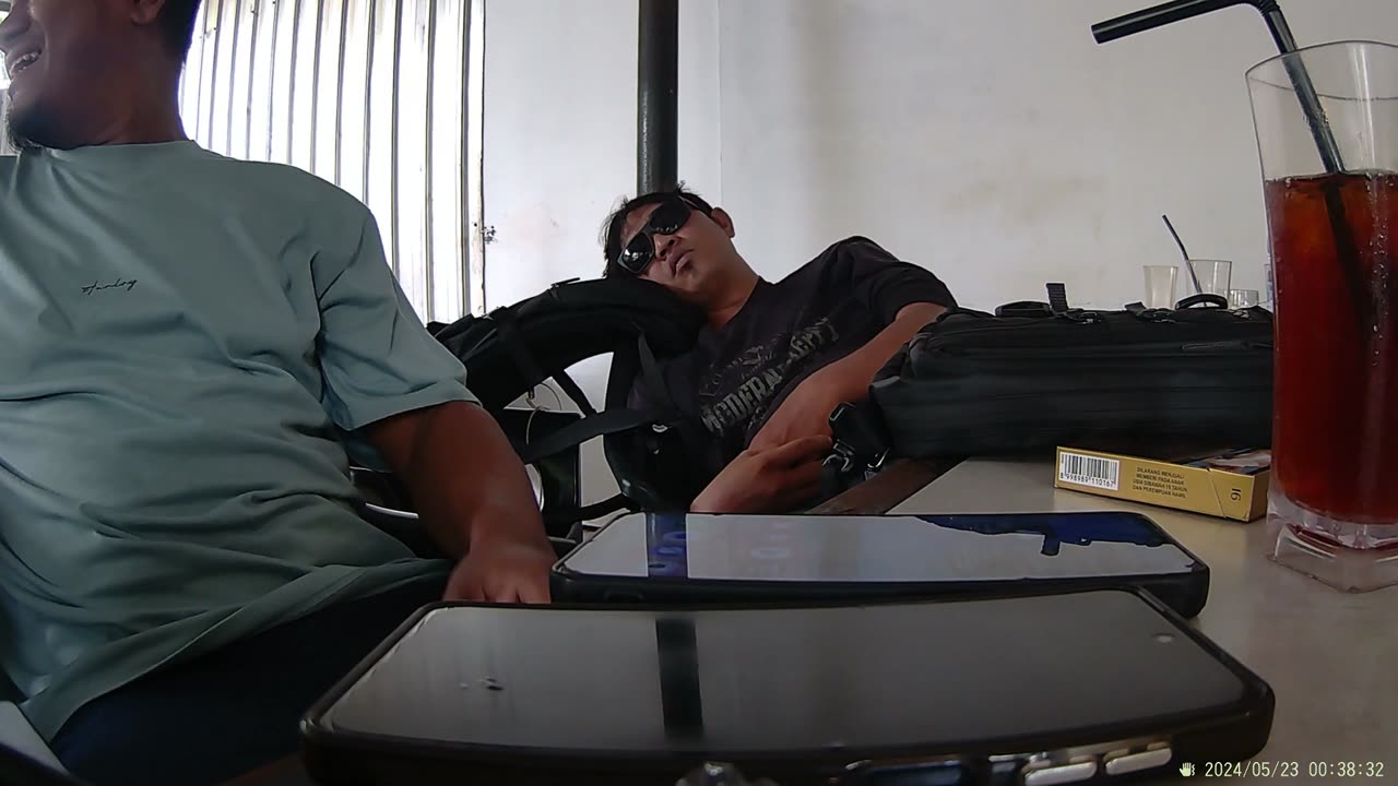 Sleep Break: Man Napping During Work Hours