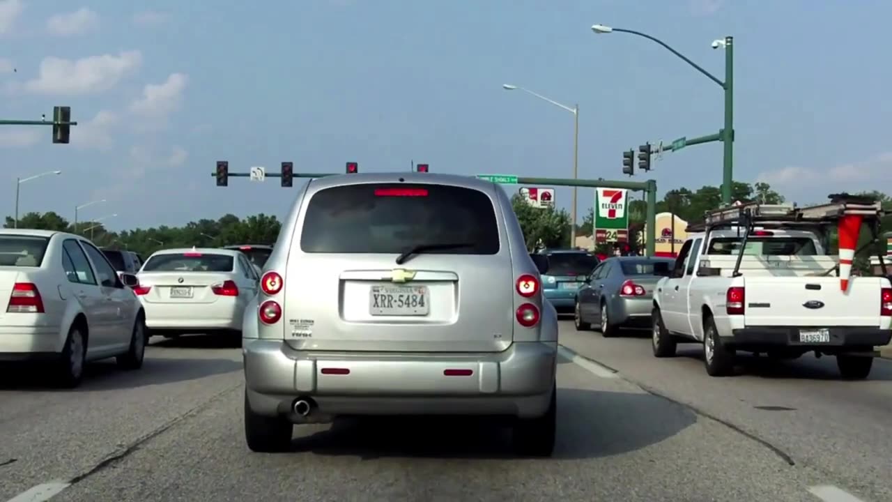 Stopping Behind Various Vehicles Compilation V.2