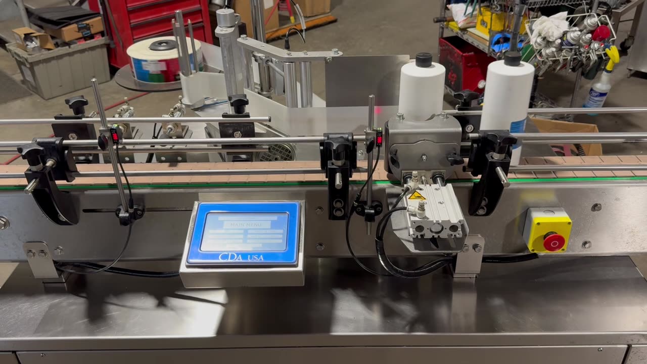 CDA Model NINON Pressure Sensitive Wrap Around Labeler