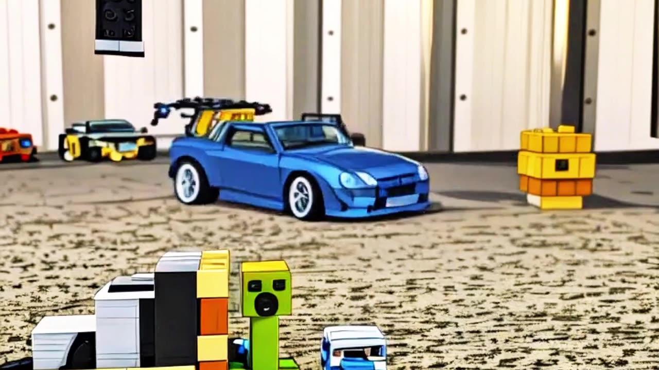RC Car Drifting Challenge || Trying to Catch the LEGO !
