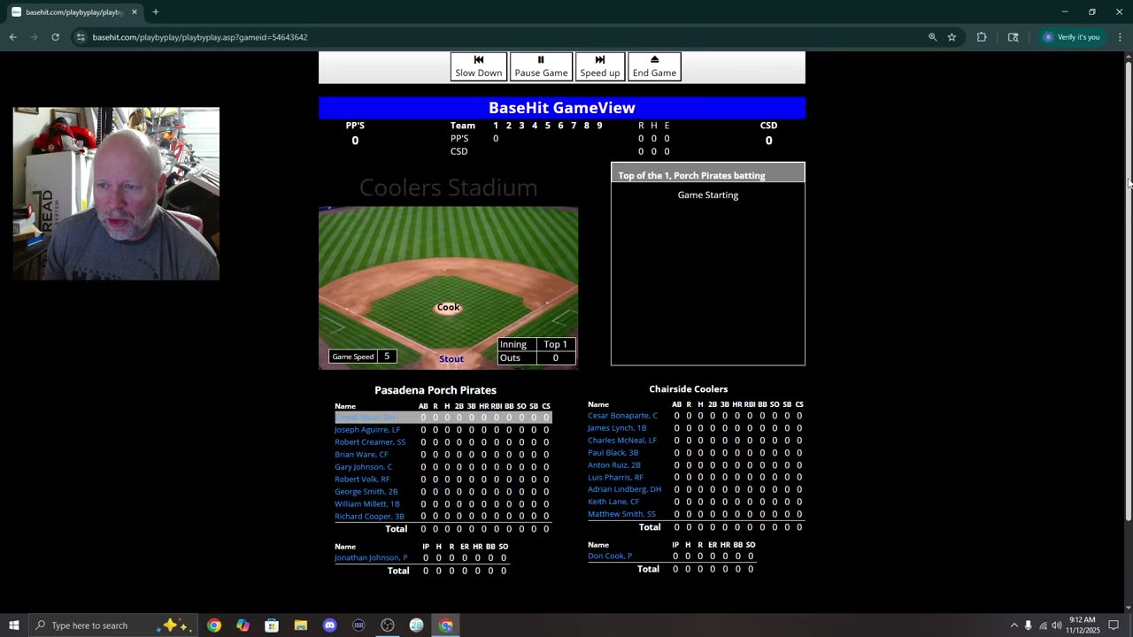 Pasadena vs. Chairside: Game of the Week!