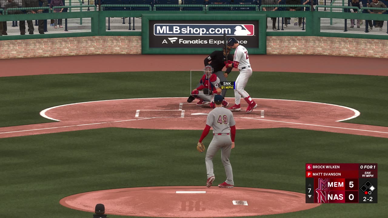 MLB The Show 25 AAA Memphis Redbirds Franchise Game 14 Redbirds Vs Sounds CPU Vs CPU