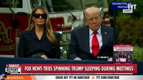 FOX TENTE DE GASLIGHTER SUR l'ÉTAT DE SLEEPY TRUMP