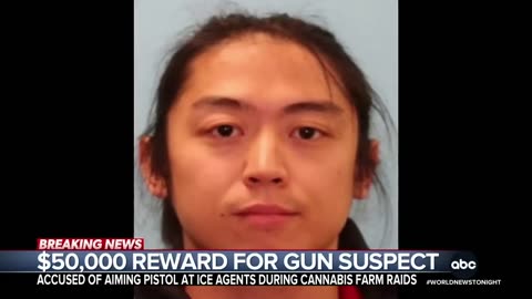 Reward of $50,000 for man authorities say fired a gun at ICE agents during raid